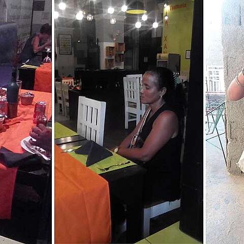 La madre cubana Anyell Valdés Cruz, activista por los derechos humanos en Cuba