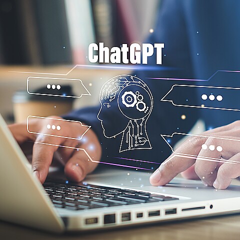ChatGPT Chat with AI or Artificial Intelligence