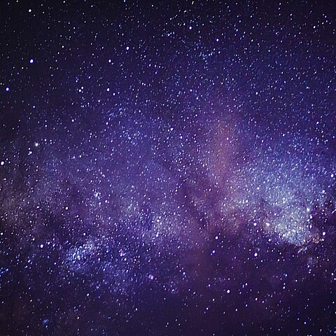 Detalle de la Vía Láctea