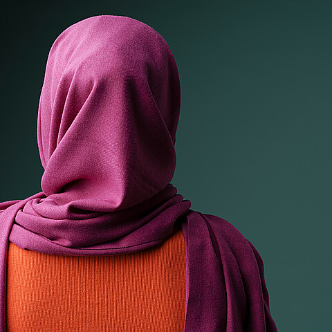 Woman wearing a hijab