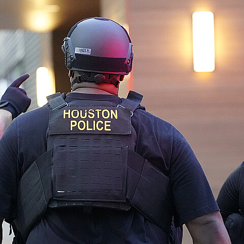 Police in Houston, Texas, USA