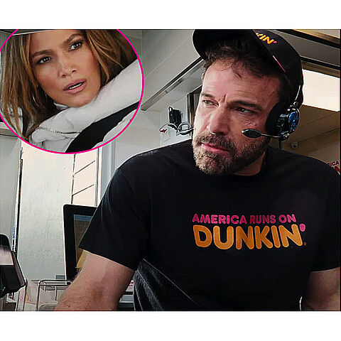 Jennifer López pilla a Ben Affleck trabajando en la ventanilla de Dunkin's en comercial del Super Bowl