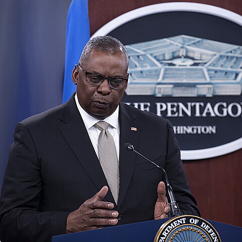 Imagen de archivo del secretario de Defensa de Estados Unidos, Lloyd Austin