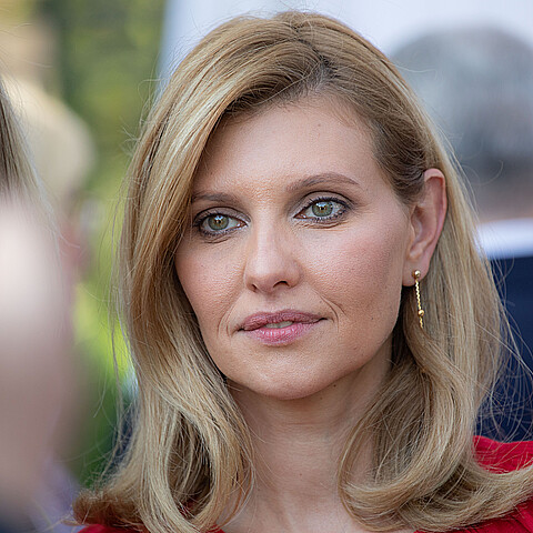First Lady of Ukraine Olena Zelenska in Kyiv, 24 August 2019