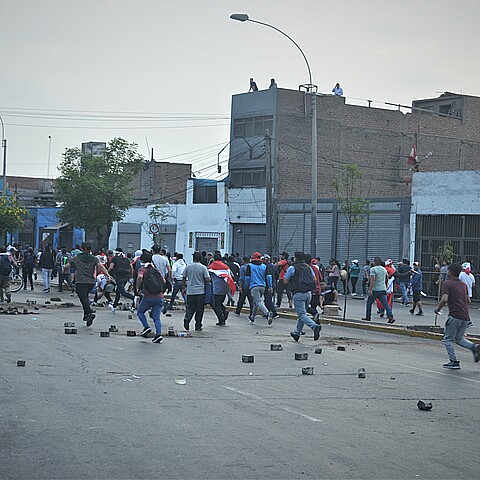 Protestas en Perú