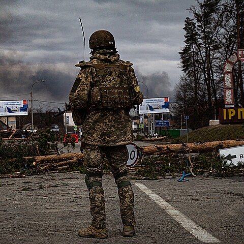 Russian soldier in Ukraine