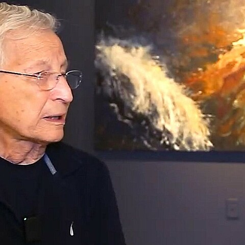 El artista cubanoamericano de origen judío Baruj Salinas 