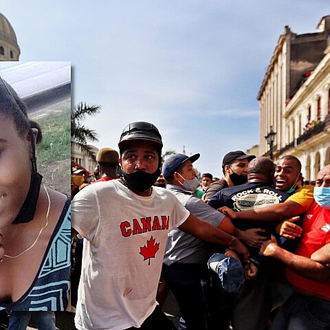 Sulmira Martínez Pérez, conocida en redes sociales como "Salem Cuba", lleva 40 días detenida 