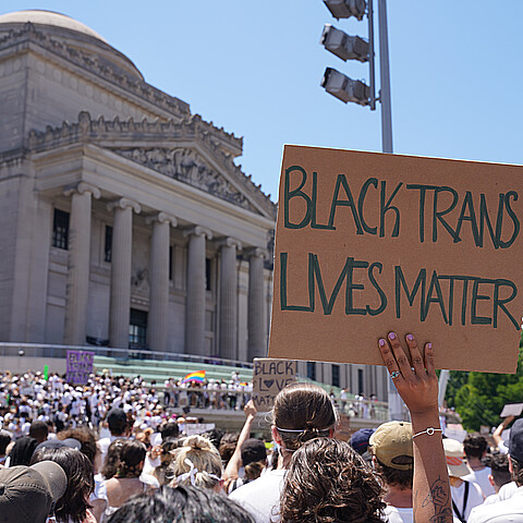Protesta por Black Trans Lives Matter