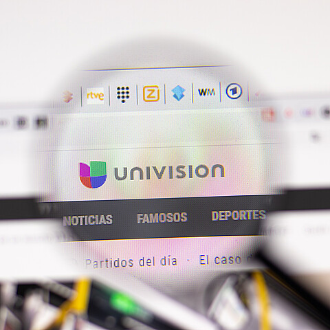 Univision website