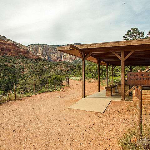 Stock image of Arizona desert ranch