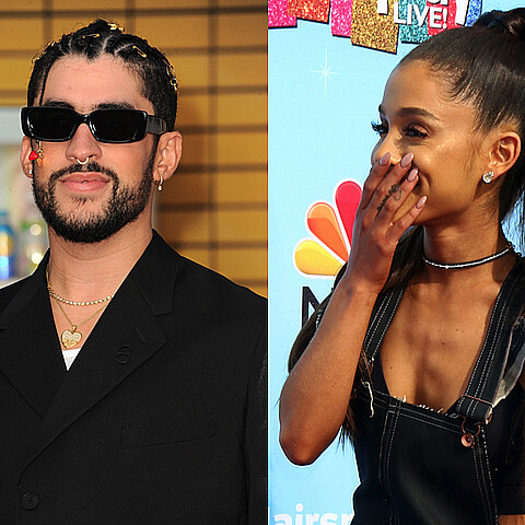 Bad Bunny canta a voz en cuello canción de Ariana Grande en "Carpool Karaoke" con James Corden