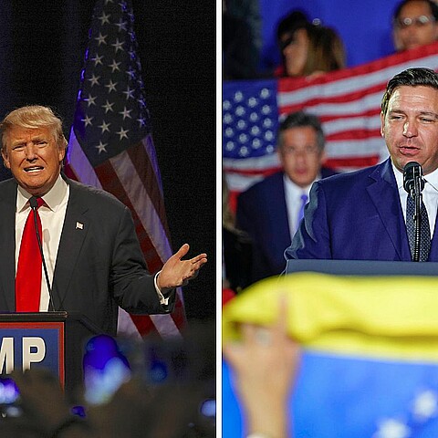 Former President Donald Trump & Florida Governor Ron DeSantis