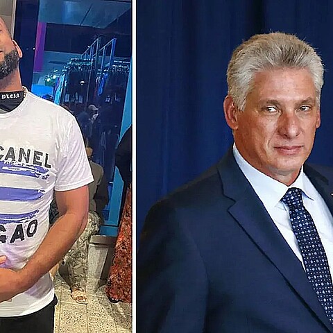 El lanzador cubano Odrisamer Despaigne envió un mensaje de rechazo al gobernante de Cuba, Miguel Díaz-Canel
