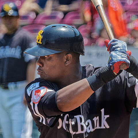 El pelotero cubano Óscar Colás