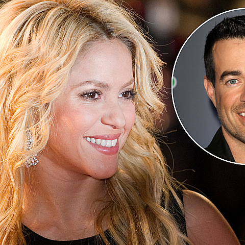 Shakira se dejó ver muy feliz con el presentador de tv 