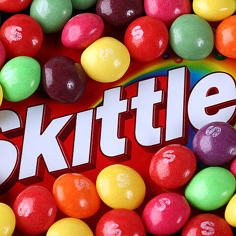 Skittles stock photo