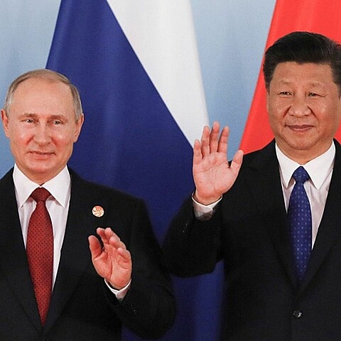 Vladimir Putin y Xi Jinping