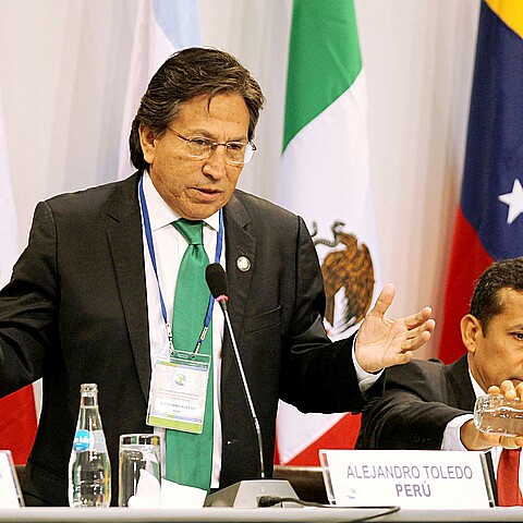 El exmandatario Peruano Alejandro Toledo
