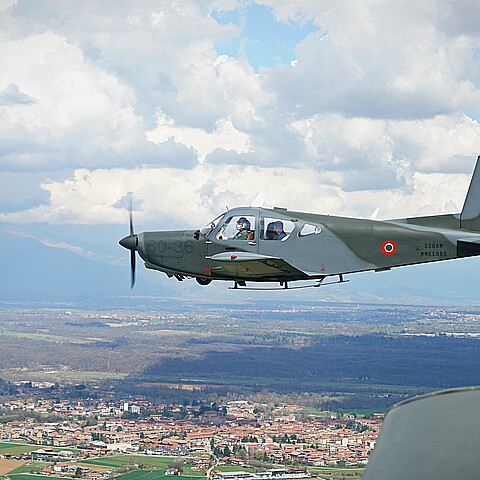 El Siai U-208 de la Fuerza Aérea Italiana