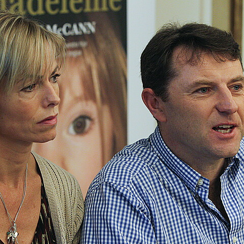 Garry y Kate McCann, los padres de Madeleine, la niña británica desaparecida en Portugal hace cuatro años