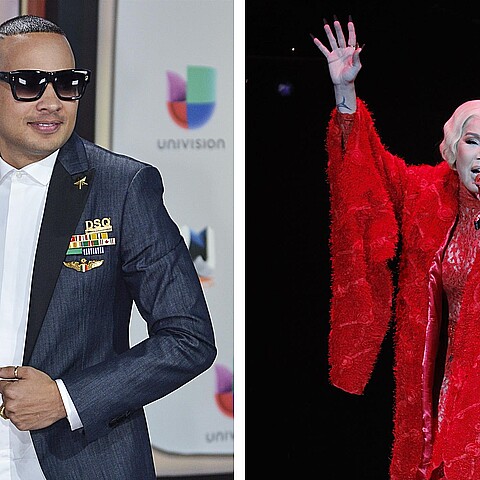 Los cantantes compartieron el mismo escenario este fin de semana en Las Vegas