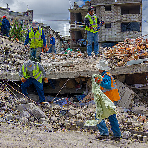 Landslide in Ecuador