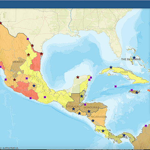 Travel warnings in Mexico 