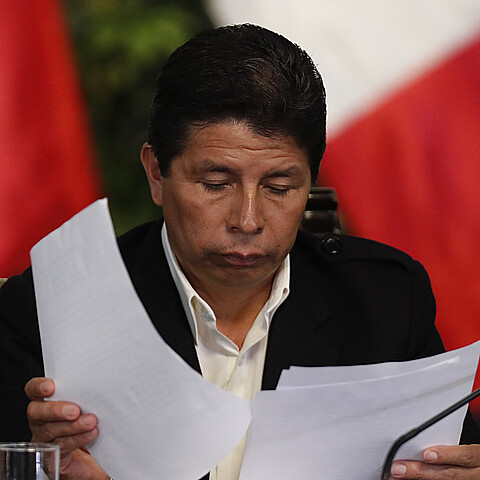 El expresidente de Perú Pedro Castillo