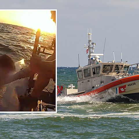 Rescate de un joven varado en el mar tras caerse de un jet ski en Tampa