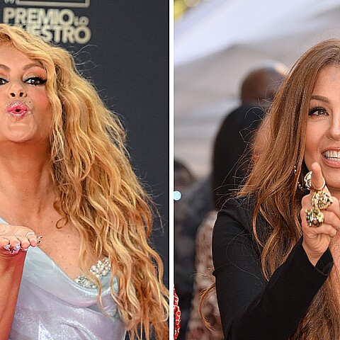 La Rubia dorada quiere hacer las pases con Thalía