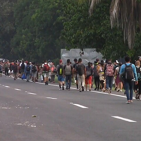 Caravana de inmigrantes