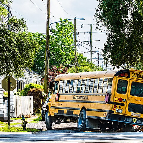 School bus crash