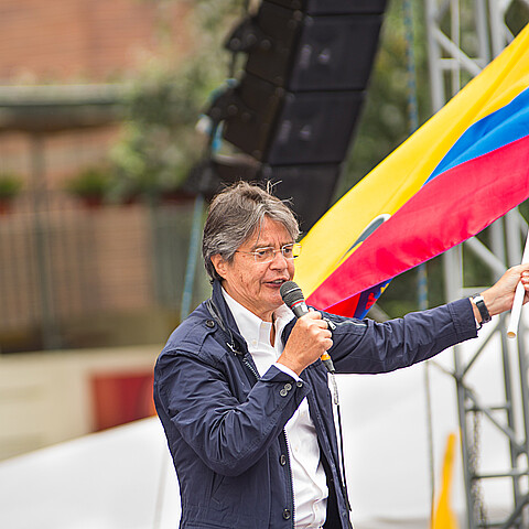 Ecuadorean President Guillermo Lasso