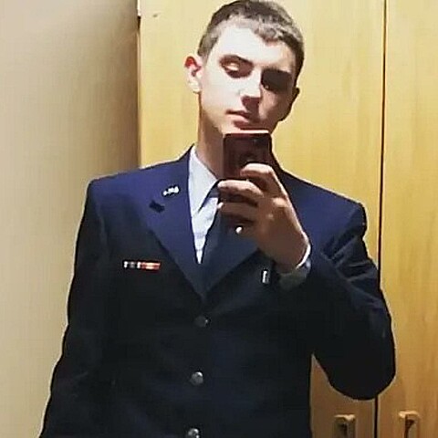 Fotografía de Jack Teixeira tomada de su perfil de Instagram