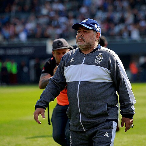 El fallecido astro del fútbol argentino Diego Maradona