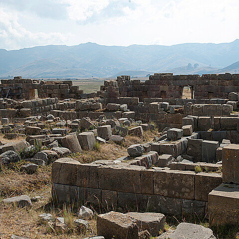 Inca baths at Huanuco Pampa