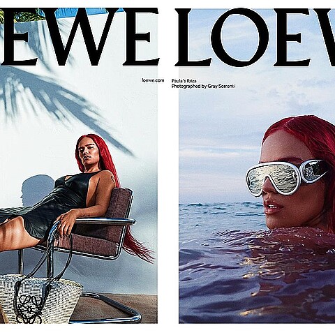 La Bichota posó al natural para la nueva campaña de modas de Loewe