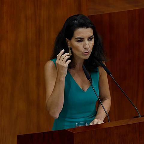 Rocío Monasterio, presidenta de VOX en Madrid