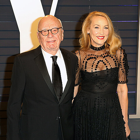 Dueño de Fox News, Rupert Murdoch, le pidió el divorcio a la supermodelo Jerry Hall, ¡de sorpresa y por email!