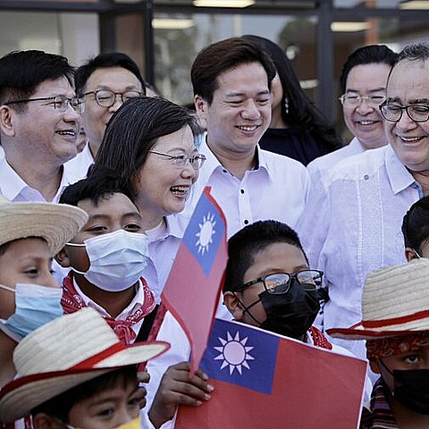 Taiwanese President Tsai Ing-wen visits Guatemala