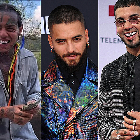 Tekashi 6ix9ine llama "hipócrita" a Anuel AA por colaborar con Maluma