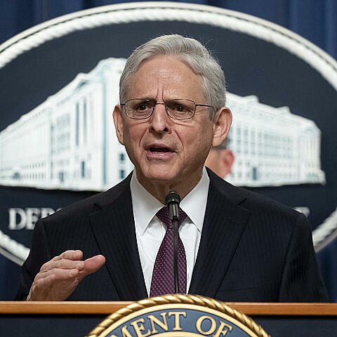 El fiscal general de Estados Unidos, Merrick Garland
