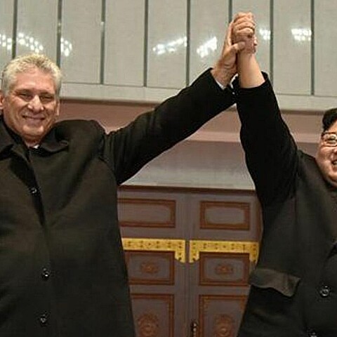 Díaz-Canel y el dictador norcoreano