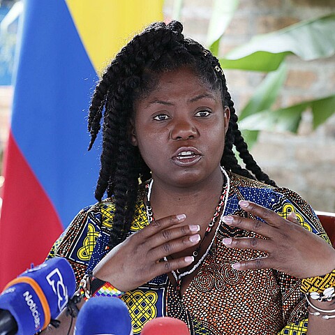 Vicepresidenta de Colombia Francia Marquez