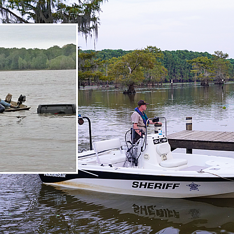 Encuentran viva a mujer desaparecida en Texas dentro de un vehículo hundido bajo el agua