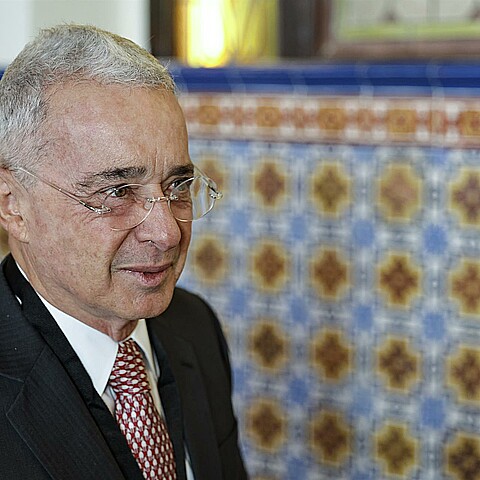 El expresidente de Colombia, Álvaro Uribe Vélez