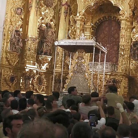 El festejo de la virgen