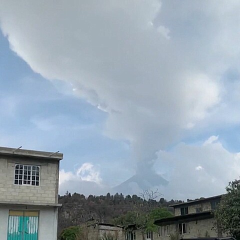 Volcán en actividad