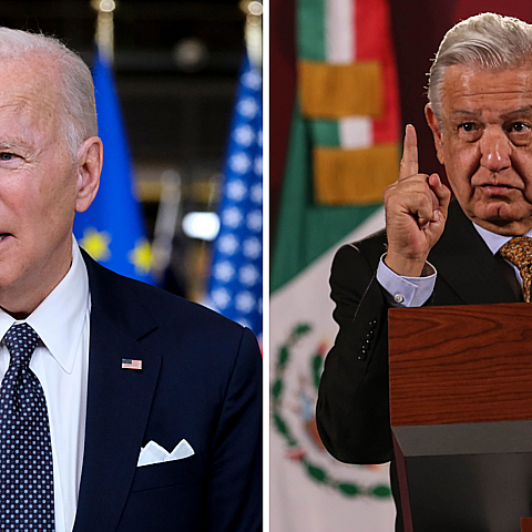 President Joe Biden and Mexican President Andres Manuel Lopez Obrador